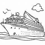 Ship Cruise Coloring Pages Boat Ships Speed Drawing Simple Disney Colouring Tugboat Printable Color Big People Getcolorings Print Getdrawings Fishing sketch template
