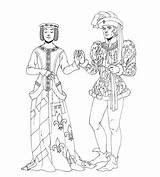 Coloring Princess Ages Prince Middle Dance Between Color sketch template