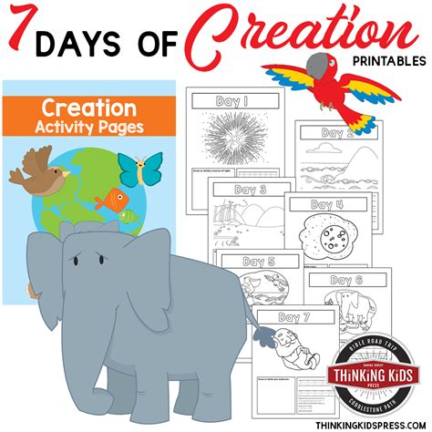 printable  days  creation coloring pages  coloring pages