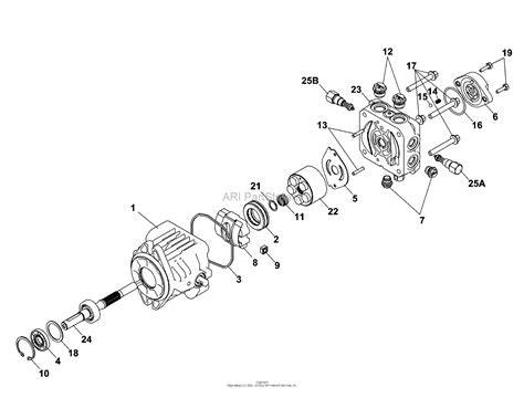 bunton bobcat ryan  es hp bs  side discharge parts diagram  parker hydraulics