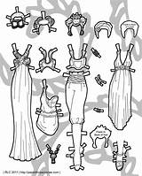 Elf Paper African Coloring Doll Inspired Old sketch template