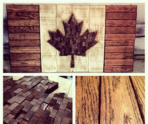 true patri art love  wood canadian flag woodworking
