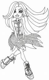 Monster Coloring High Pages Spectra Buster Club Dessin Model Coloriage Late Haunted Imprimer Print Getdrawings Floating Getcolorings Vondergeist Choose Board sketch template