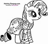Rarity Equestria Mewarnai Kuda Princess Poni Getcolorings sketch template
