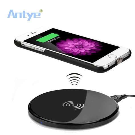 antye qi wireless charger pad dockqi charger receiver case phone  cover  iphone