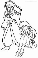 Inuyasha Cool2bkids sketch template