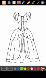 Mewarnai Gaun Putri Apkpure Princess sketch template