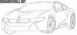 Bmw I8 Draw Pages Drawing Step Coloring Car Sketch Line Template Drawingforall sketch template