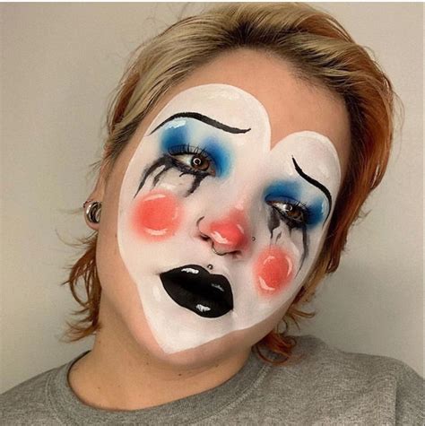 scary clown makeup looks for halloween 2020 the glossychic clown