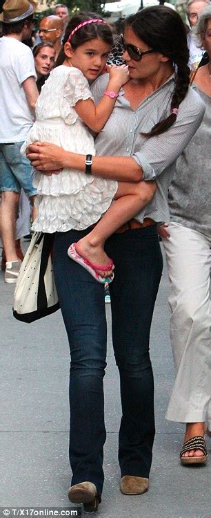 katie holmes is back to playing the doting mother with suri as she