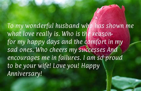 happy anniversary message  husband