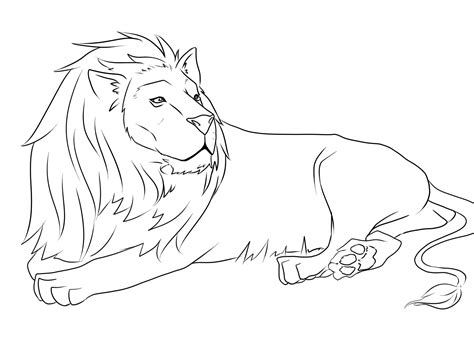 lion  animals  printable coloring pages
