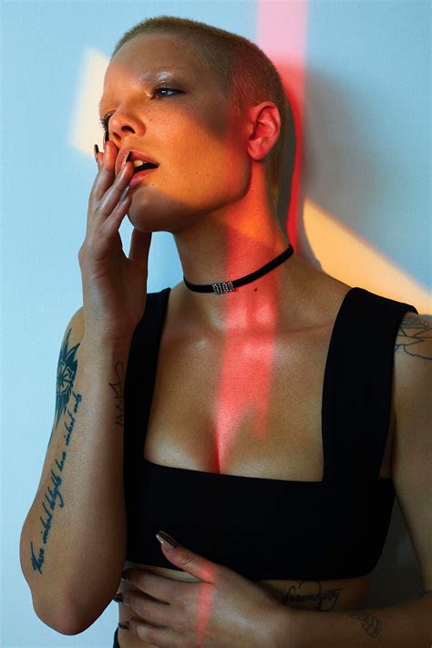 halsey posing hot and topless scandal planet