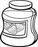 Jam Coloring Cartoon Clipart Jar Drawing Cookie Stock Clip Illustration Strawberry Vector Izakowski Outline Getdrawings Hand Color Panda Getcolorings Glass sketch template
