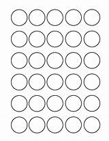 Coloring Printable Circle Pages Template Circles Print sketch template