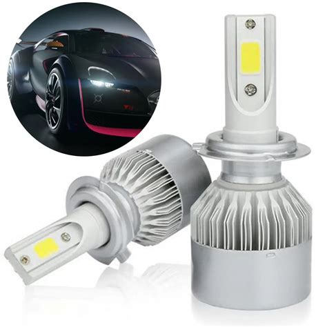 led headlight conversion bulb kit   lm white high power   car