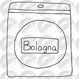 Bologna Lessonpix sketch template