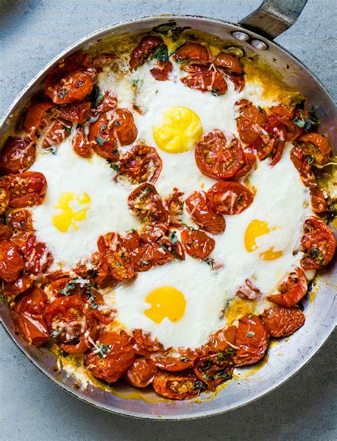 One Pan Italian Baked Eggs Recipe Sainsbury`s Magazine
