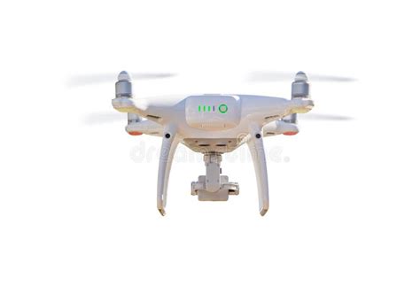 unmanned aircraft system uav quadcopter drone isolated stock photo image