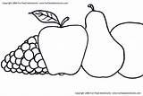 Meyve Sepetleri Boyama sketch template
