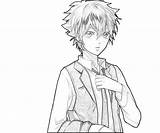 Tsunayoshi Sawada Chibi Pages Coloring Character Printable Another Handsome sketch template