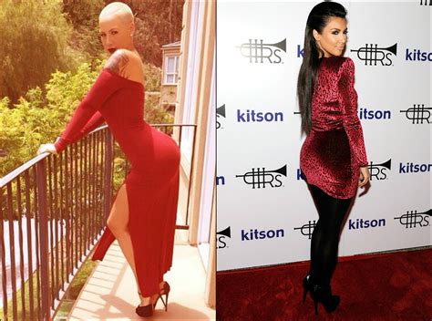 Battle Of The Booty Kim Kardashian Vs Amber Rose Page Six