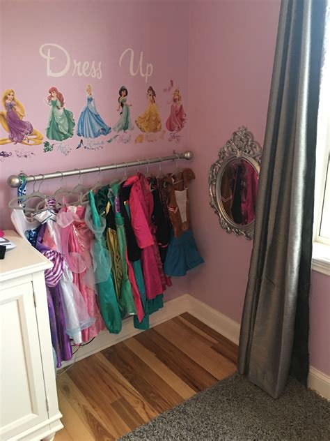 dress up nook girl nursery nursery room disney princess bedroom