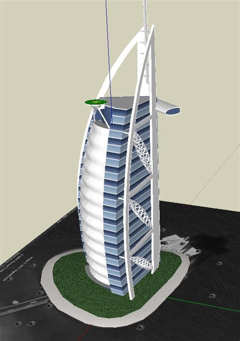 sketchup  architecture models sailboat  building dubai cad design  cad blocks