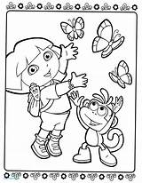 Dora Drawing Friends Coloring Pages Getdrawings Paintingvalley sketch template