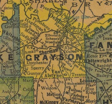 map  grayson county texas business ideas