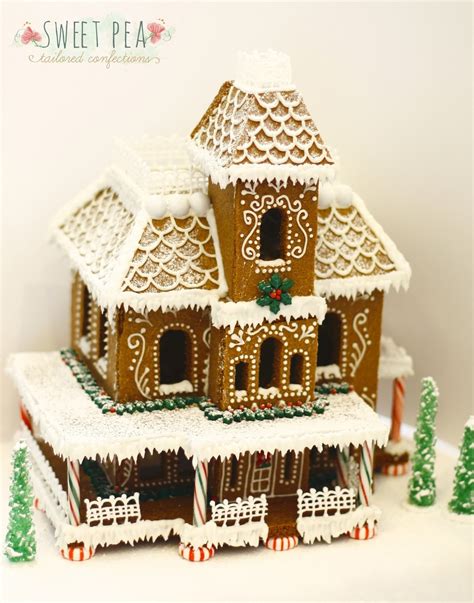 victorian gingerbread house cakecentralcom