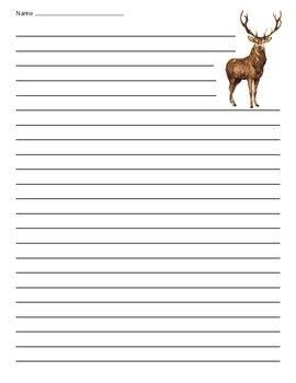 animals ideas lined paper paper realistic