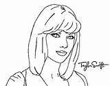 Swift Taylor Coloring Pages Celebrity Printable Color Getcolorings Wonder Elegant Getdrawings Search Print Colorings sketch template