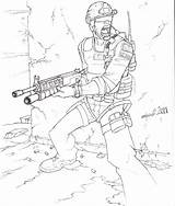 Coloring Pages Call Duty Ops Gun Template sketch template