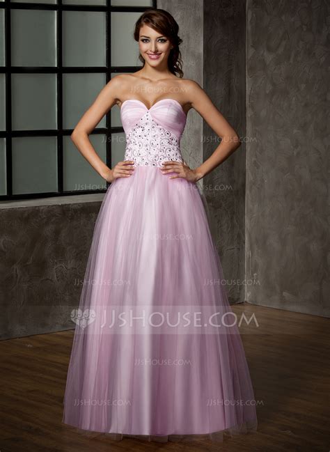 ball gown sweetheart floor length tulle prom dress 018005099 jj s house