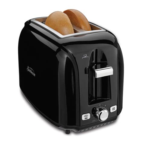 sunbeam  slice toaster black