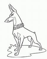 Doberman Coloring Pages Pinscher Printable Animals Colouring Adult Getdrawings Drawing Template sketch template