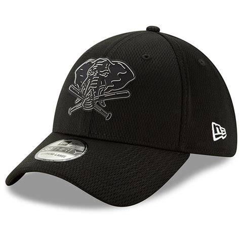 era oakland athletics black clubhouse collection  flex hat