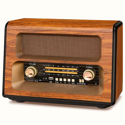 buy prunus   retro vintage radio  fm portable shortwave radio  bluetooth ac