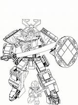 Power Rangers Megazord Coloring Pages Getcolorings sketch template