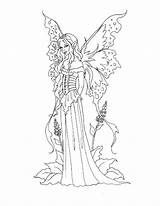 Fairies Mystical sketch template