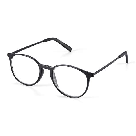 reading glasses for men women black round style ready to wear readers