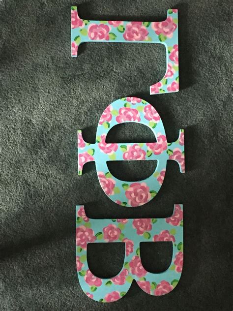 wooden sorority letters inspired  lillys  impression wooden