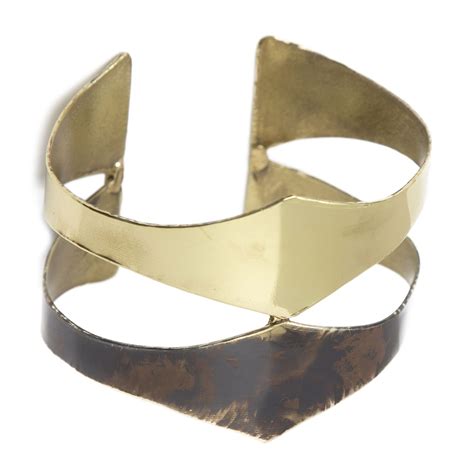 Contemporary Brass Bangle Handmade In South Africa