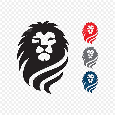 gran leon cabeza logo vector orgullo  poder signo elemento de simbolo