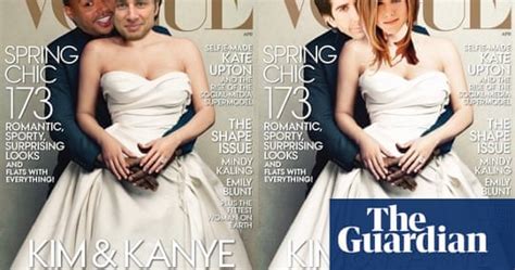 the kim kardashian kanye west vogue cover revamped by twitter life