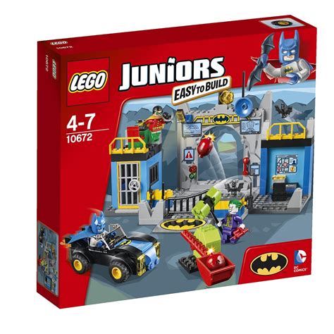 amazoncom lego juniors batman defend  batcave  piece kids building play set