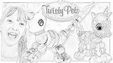 Coloring Twisty Petz Pages Filminspector Downloadable sketch template