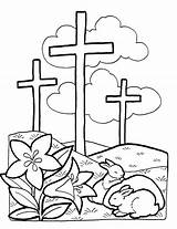 Coloring Crosses Pages Three Printable Getcolorings Cross Color sketch template