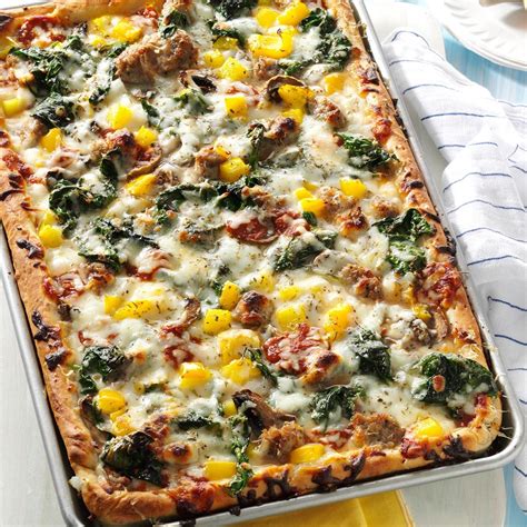 pepper sausage pizza recipe how to make it taste of home